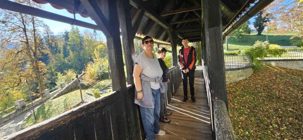 Sončno jutro in vzpon na Velenjski grad