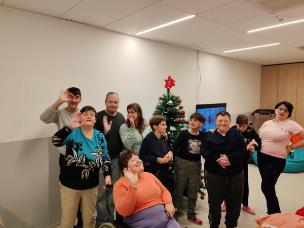 Postavljanje novoletne jelke 