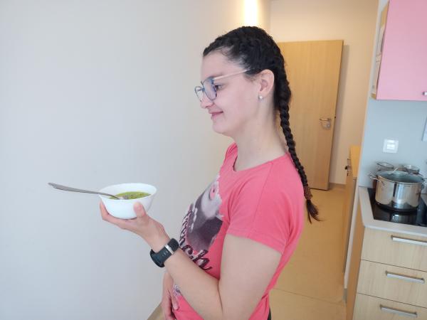 Domači sladoled, kitke in medalja