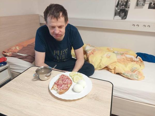 Oblačno jutro in odličen zajtrk