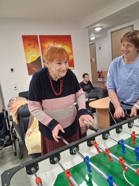 Igranje namiznega nogometa