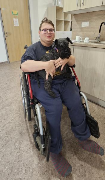 V BE Živa nas je danes obiskala psička Ruby